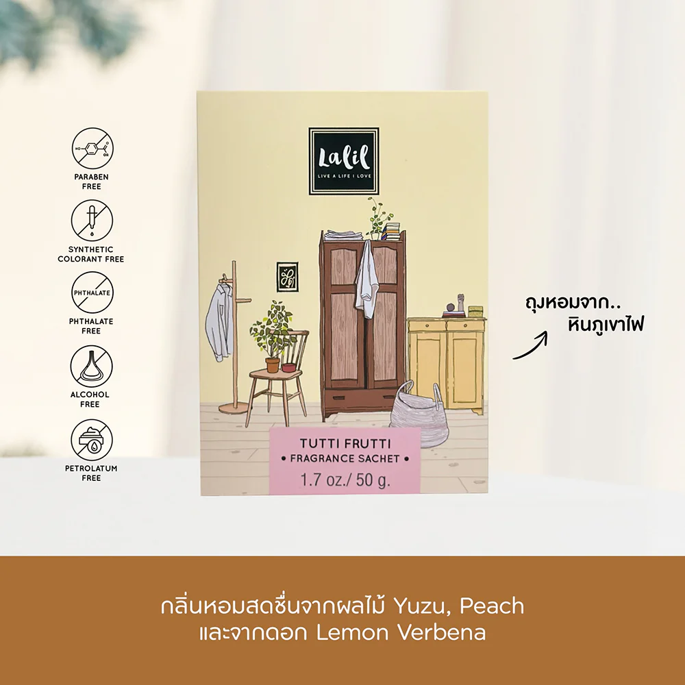 Lalil Tutti Frutti Fragrance Sachet 50g
