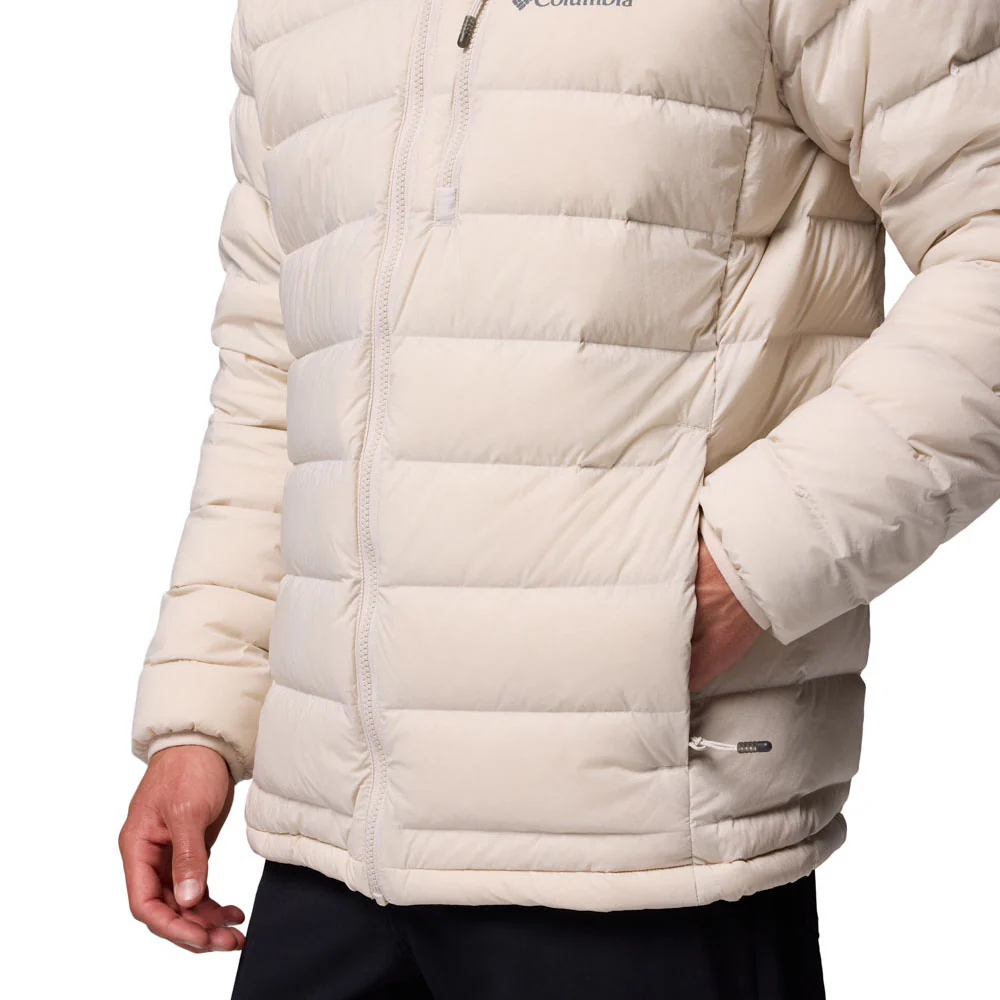 COLUMBIA Drift Peak™ Stretch Down Hooded Men's Jacket - Beige - 2XL (US SIZE)
