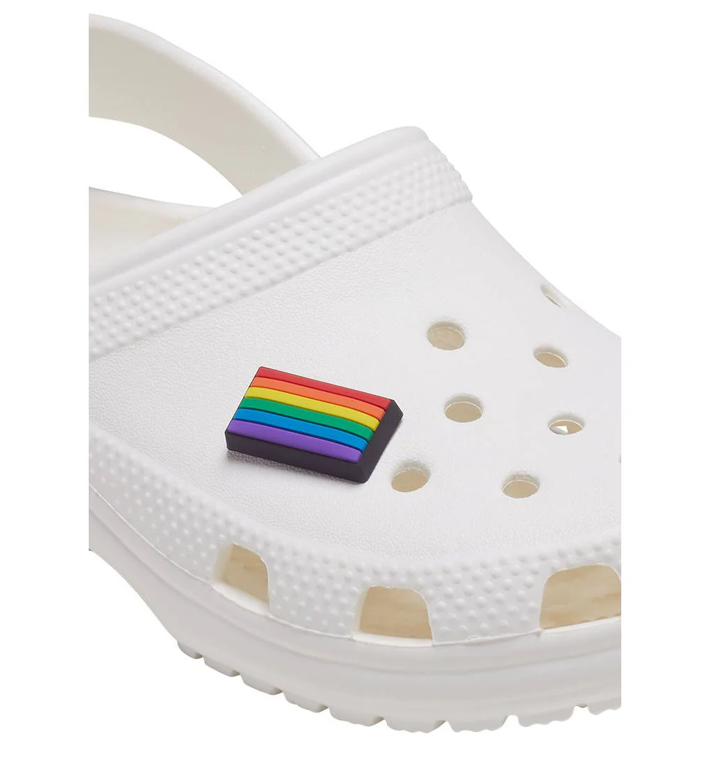 CROCS Jibbitz Rainbow Flag Shoe Charms - Multi Color - ONE SIZE