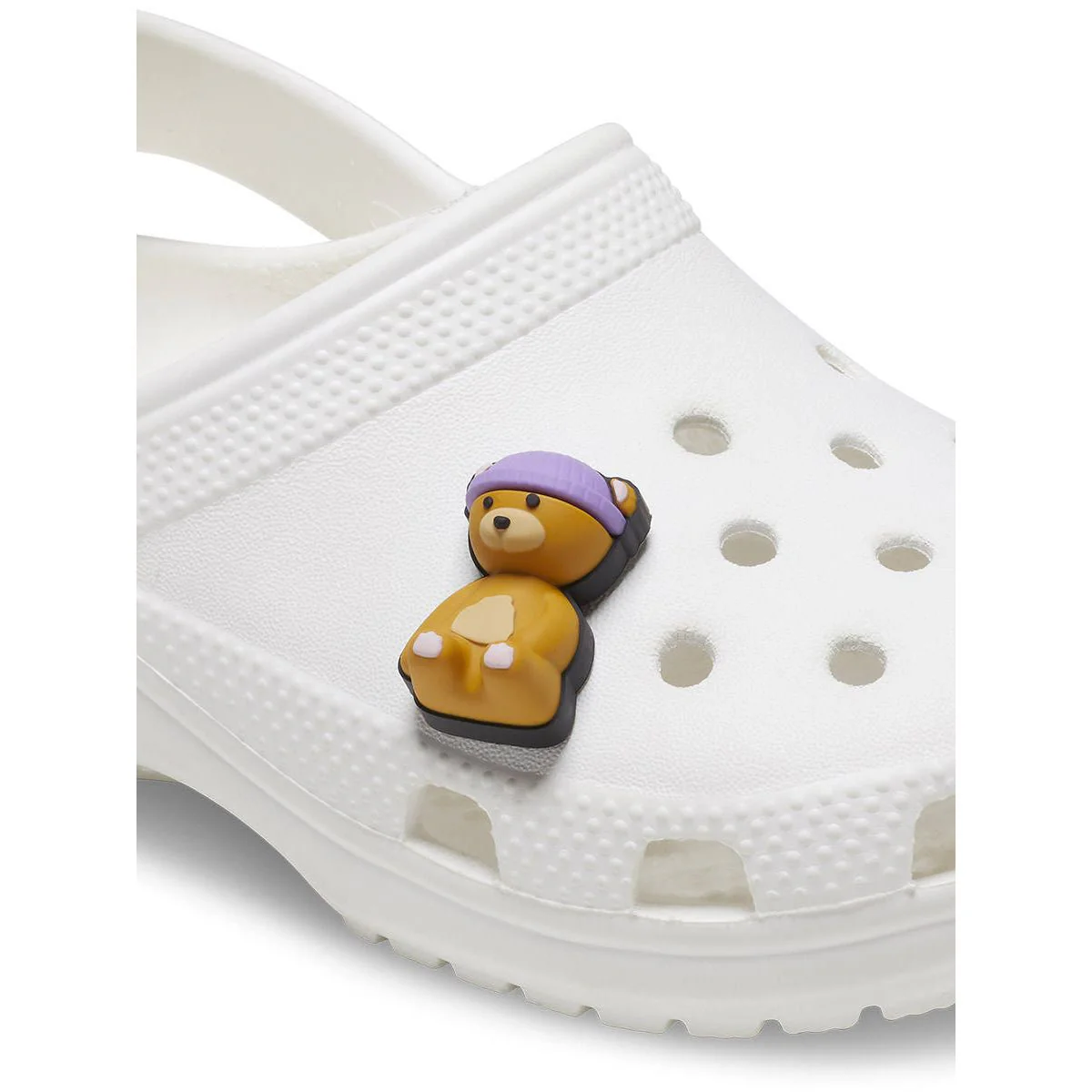 CROCS Jibbitz Teddy Bear with Beanie Shoes Charm - Multi Color - ONE SIZE