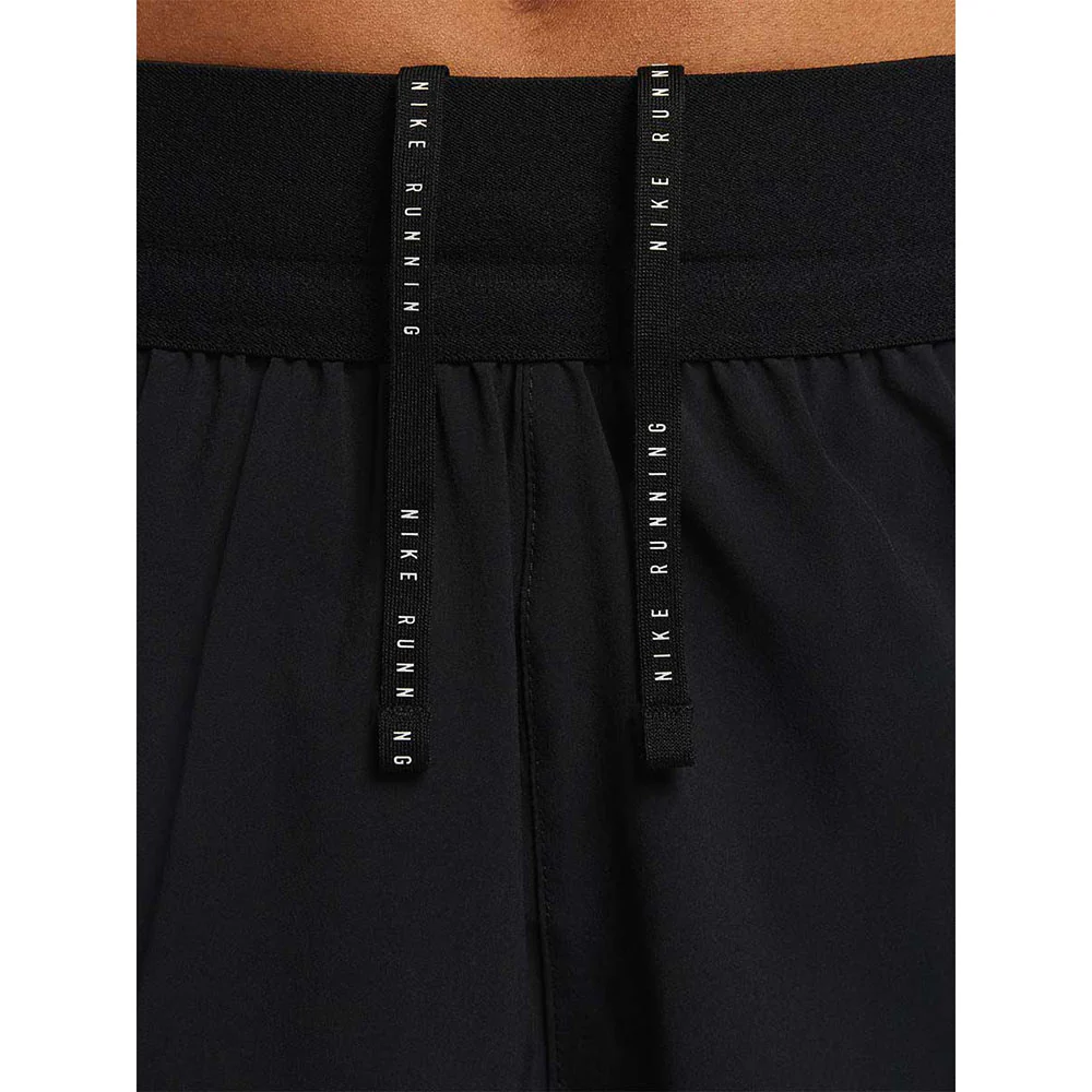 NIKE Swift Dri-FIT Mid-Rise 2-in-1 Women's Running Shorts - Black - L (US SIZE)