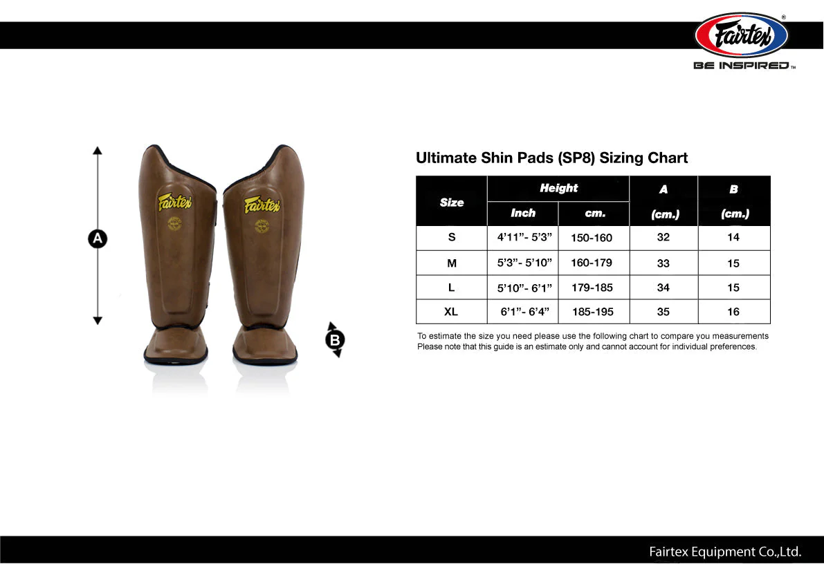 Ultimate Shin Pads - Brown - Brown - L