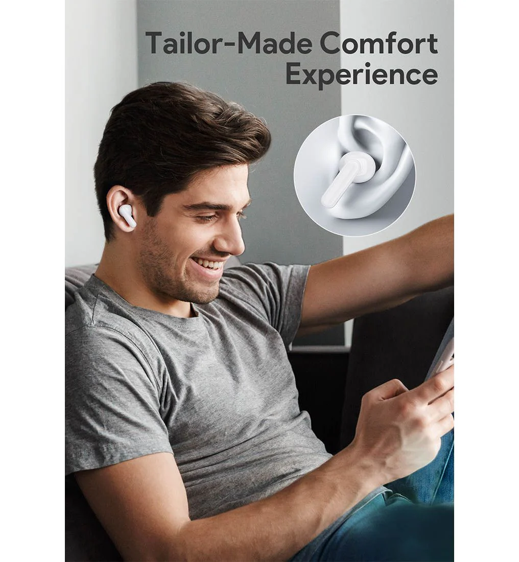 Aukey EP-M1 Wireless Earphone — цвет белый, размер единый размер