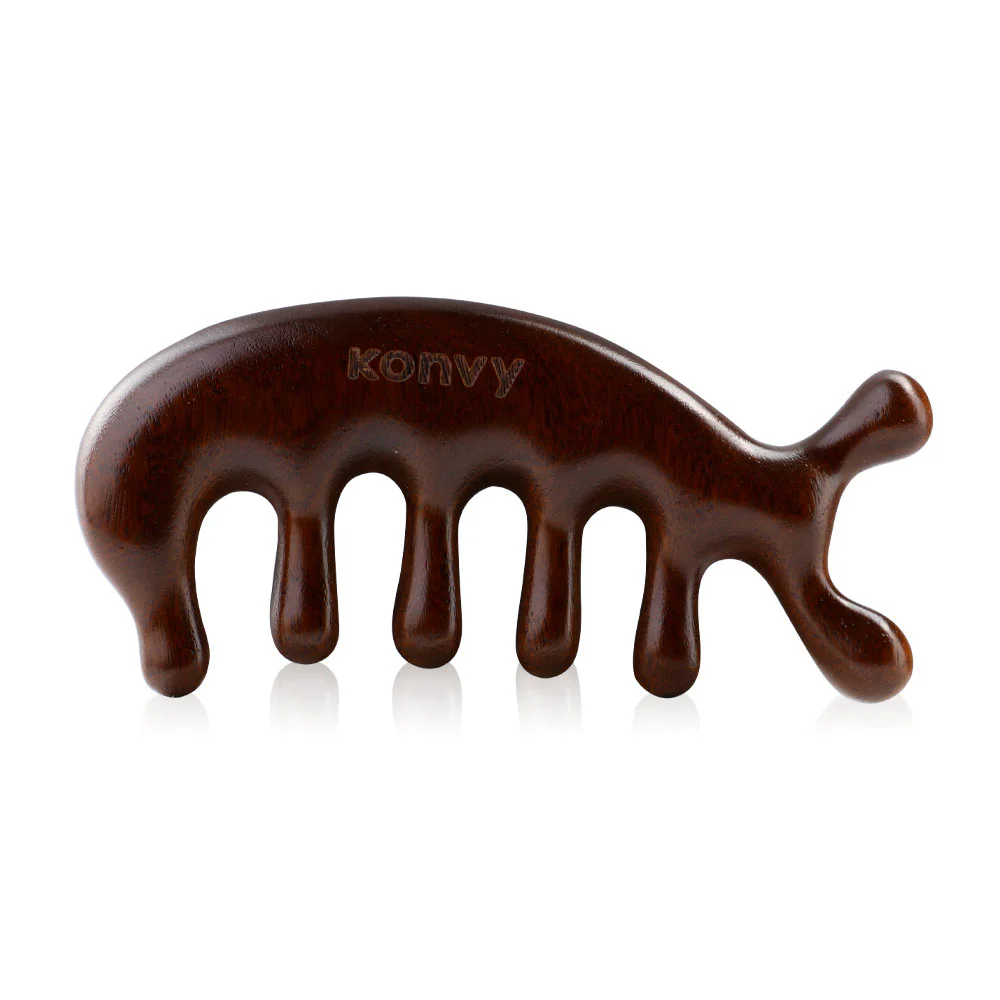 Konvy Wooden Scalp Massage Comb