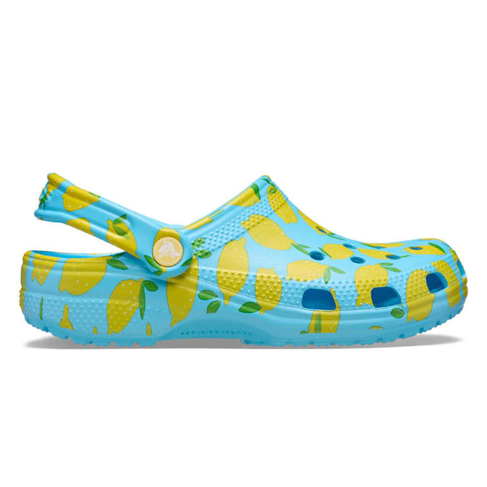 CROCS Classic Fresh Fruits Clog Unisex Lifestyle Shoes - Blue - US M4/W6
