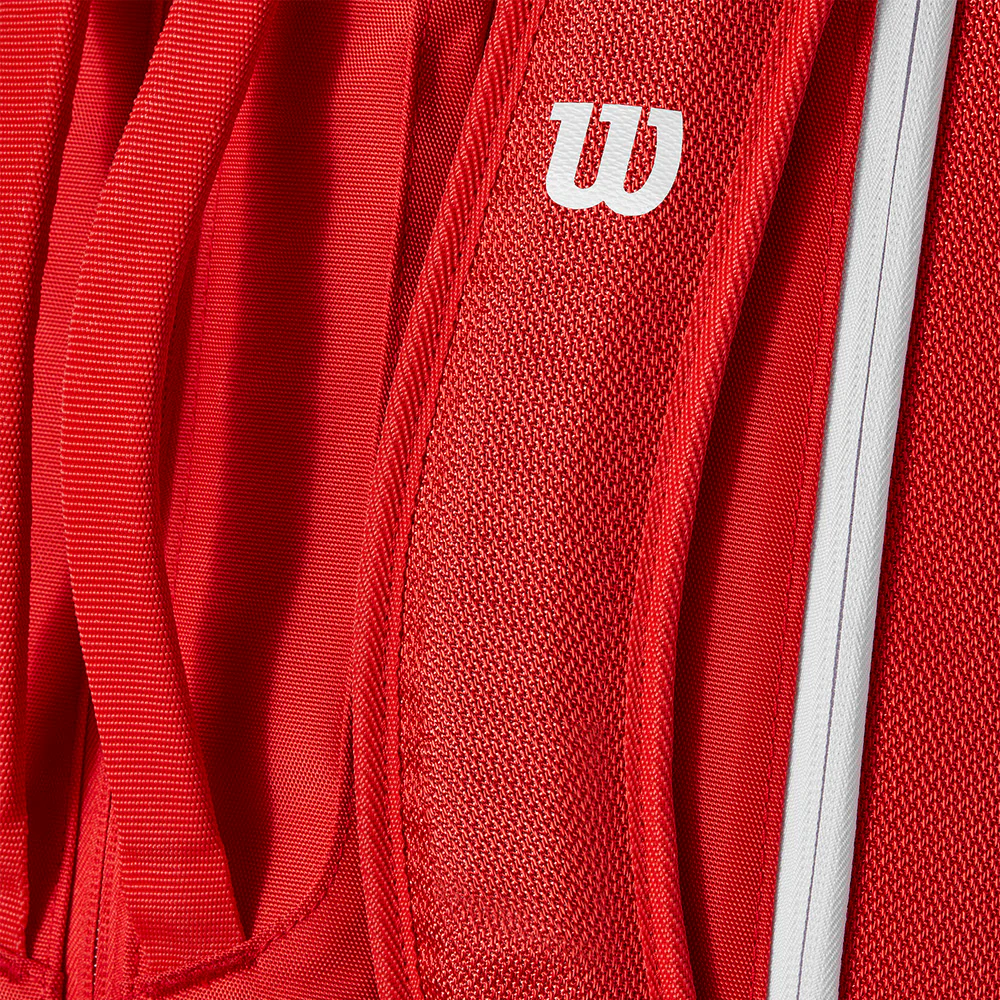 WILSON Super Tour 15 Pack Unisex Tennis Bag - Red - ONE SIZE