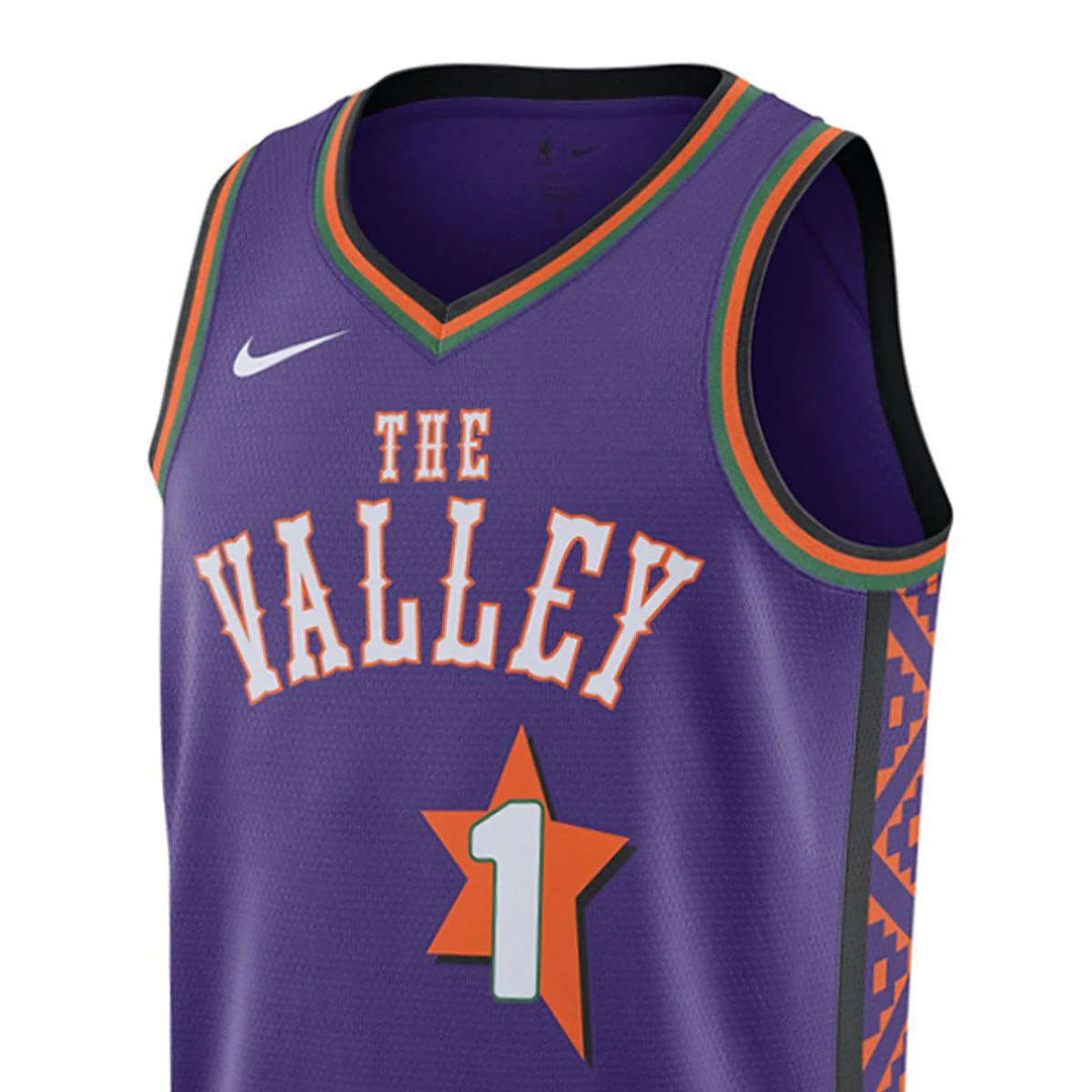 NIKE Men's Devin Booker Phoenix Suns City Edition 2024/25 Basketball Jersey - Purple - 2XL (US SIZE)