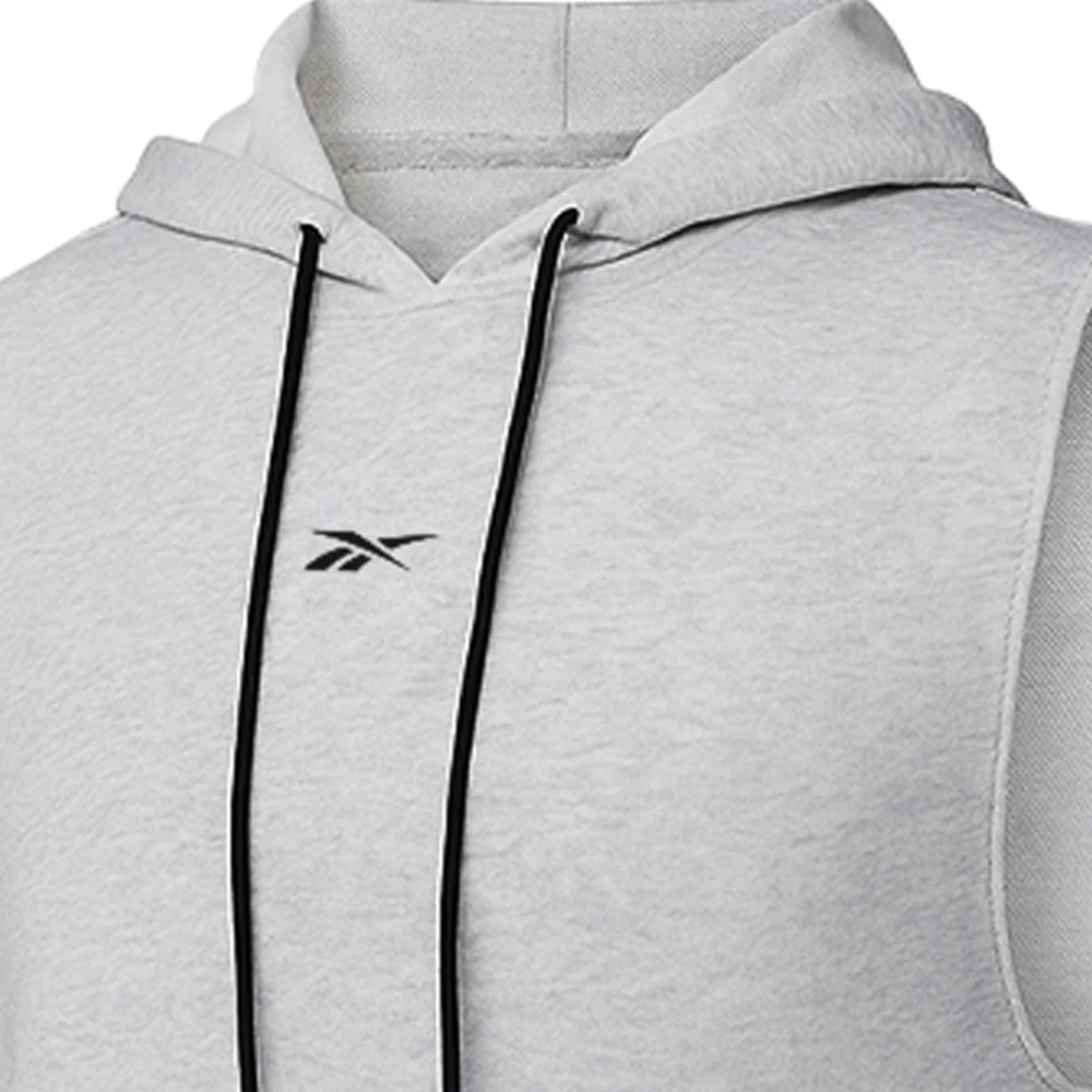 REEBOK ID Basketball Men's Hoodie - Grey - L (US SIZE)