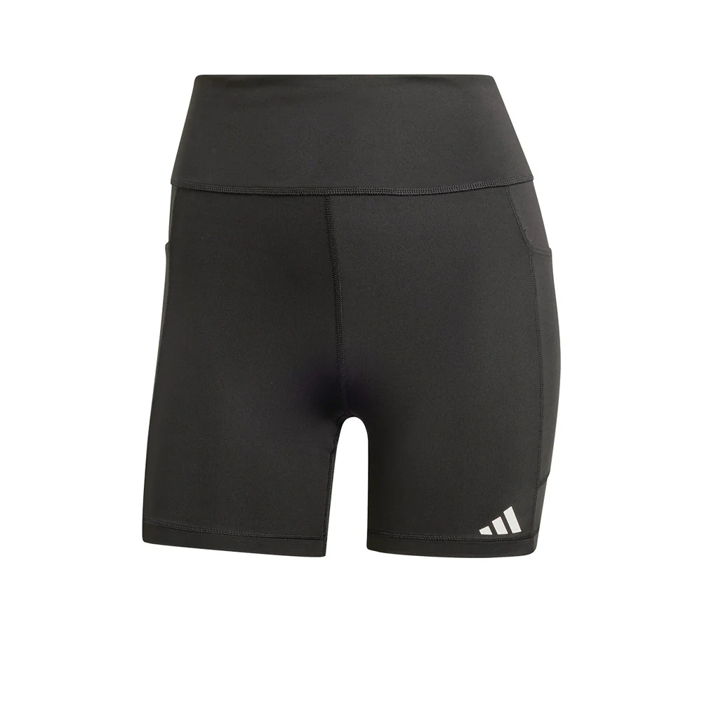 ADIDAS Own The Run Women's Running Leggings Shorts - Black - L (UK SIZE)