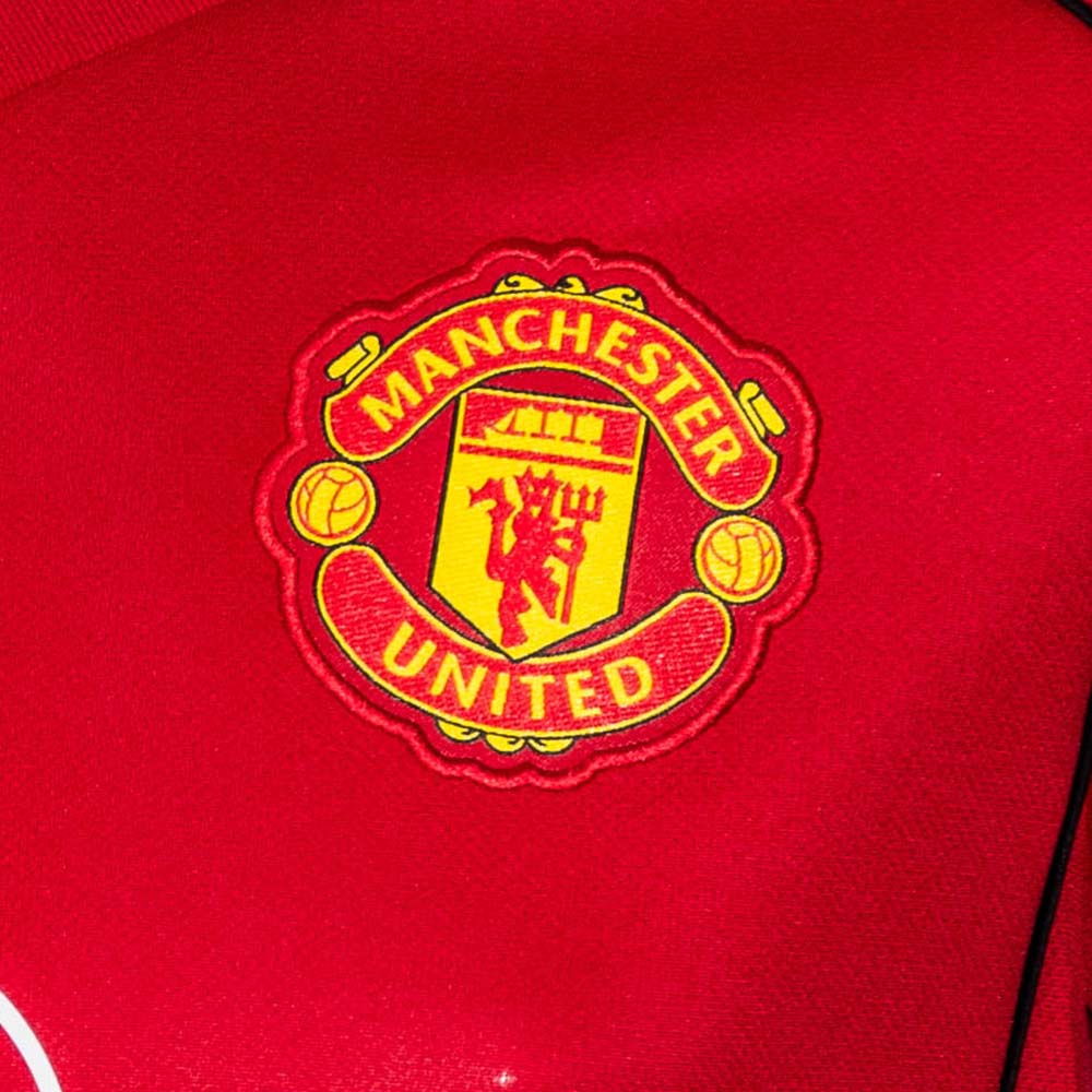 ADIDAS Men's Manchester United Home 2025/26 Long Sleeve Jersey - Red - 2XL (UK SIZE)