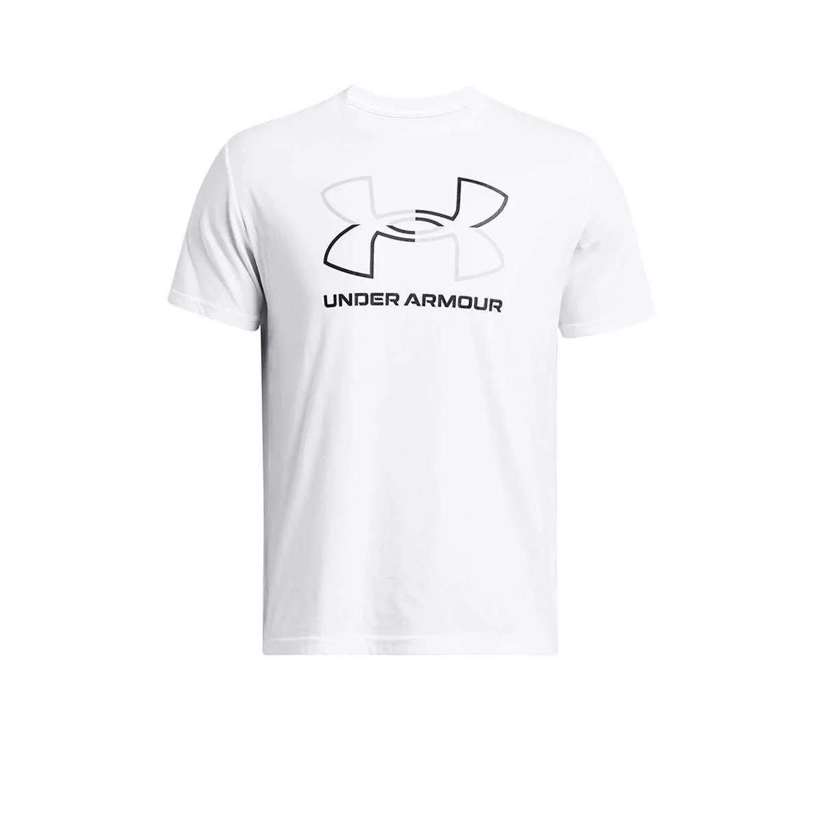 Мужская тренировочная футболка Under Armour Foundation — цвет белый, размер L (американский размер)