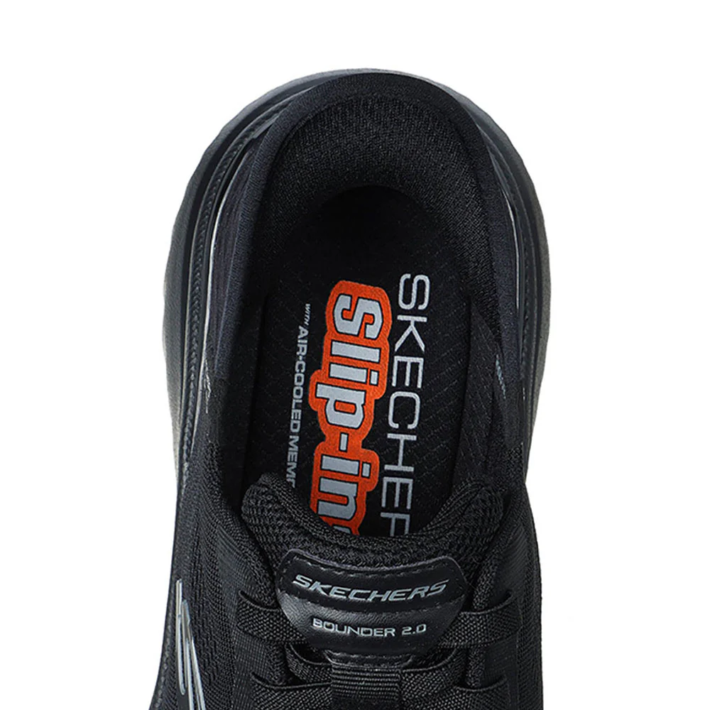 SKECHERS Slip-ins®: Bounder 2.0 - Emerged Men's Lifestyle Shoes - Black - US 10