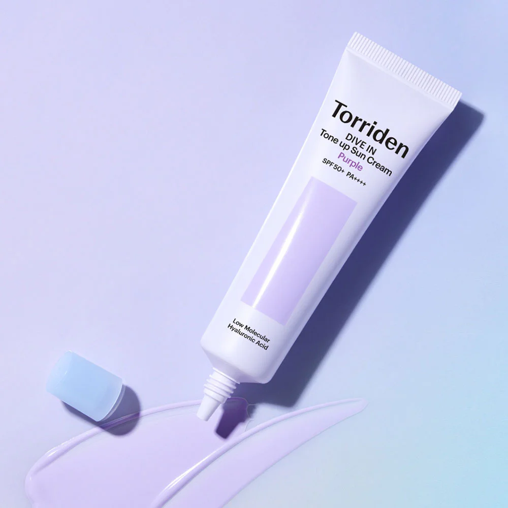Torriden Dive In Tone Up Sun Cream Purple SPF50+ PA++++ — цвет фиолетовый, 60 мл