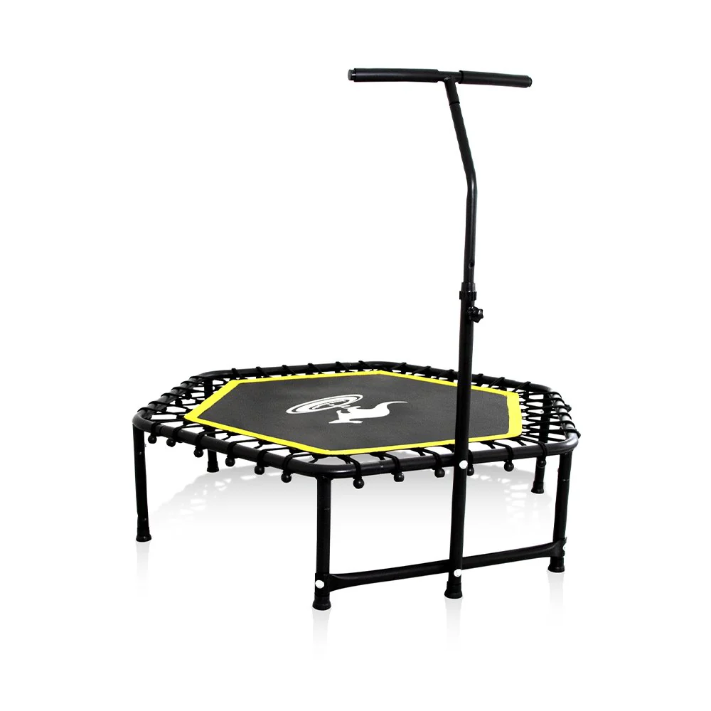 Sanook Trampoline แทรมโพลีนยางยืด ขนาด 53 นิ้วทรงหกเหลี่ยม สีเหลือง - Yellow - One Size
