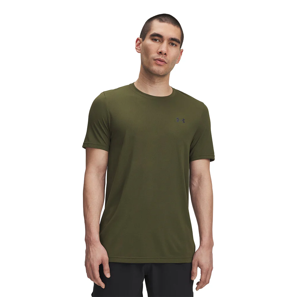 Мужская тренировочная футболка Under Armour Vanish Elite Seamless — цвет зеленый, размер L (американский размер)