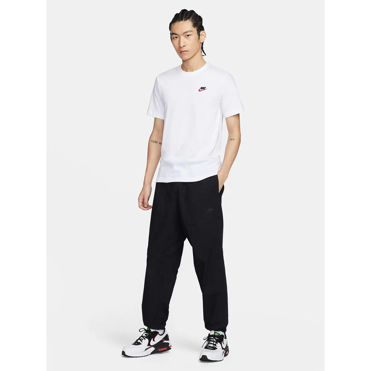 NIKE Club Men's Lifestyle Pants - Black - L (ASIAN SIZE)