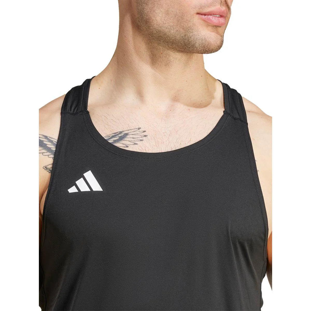ADIDAS Adizero Essentials Men's Running Tank - Black - 2XL (ASIAN SIZE)