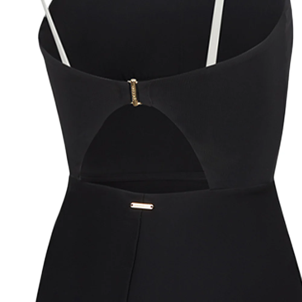 SPEEDO Modernist Shaping Single Stripe Women's Swimsuit - Black - 30 INCHES