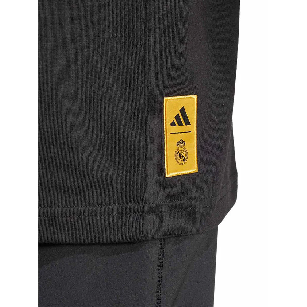 ADIDAS Real Madrid Heavy Cotton Men's Football T-Shirt - Black - 2XL (UK SIZE)