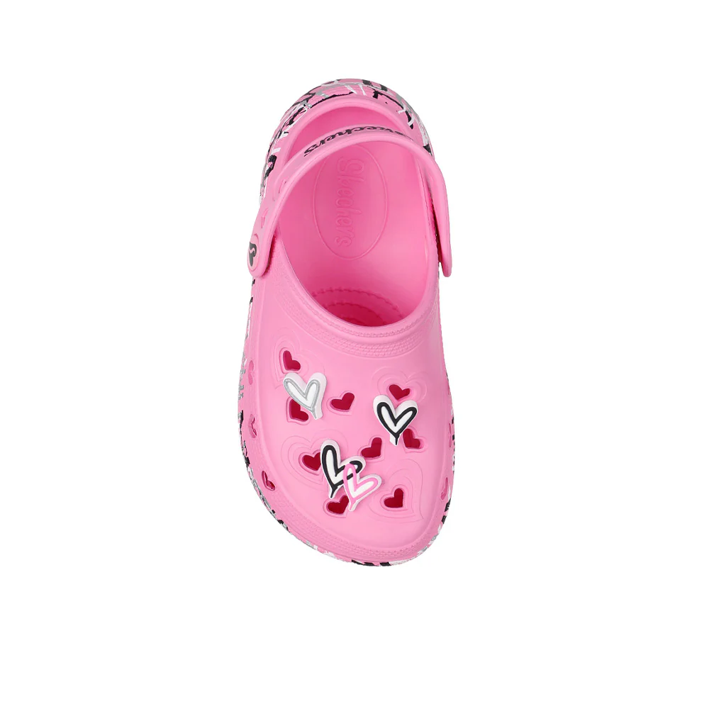 SKECHERS x JGoldcrown: Foamies Cutie Pops – Love Pop Girls Sandals