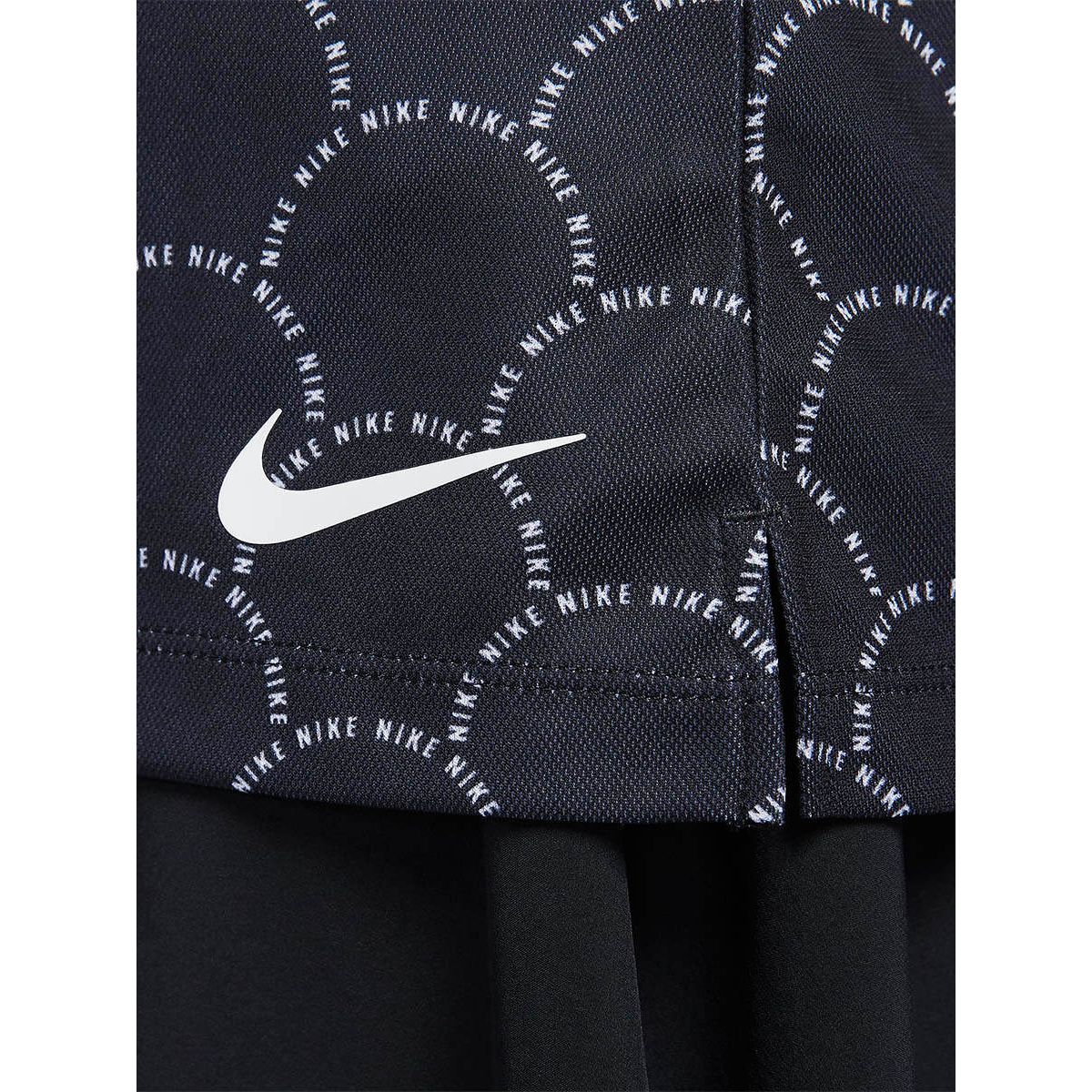 NIKE Dri-FIT Victory Women's Golf Polo Shirt - Black - L (US SIZE)