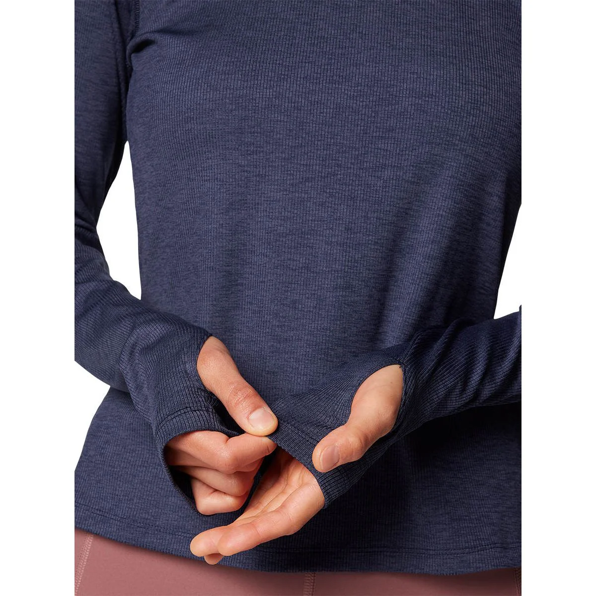 Женский свитшот Columbia Boundless™ Days Knit Crew — цвет синий, размер L (американский размер)