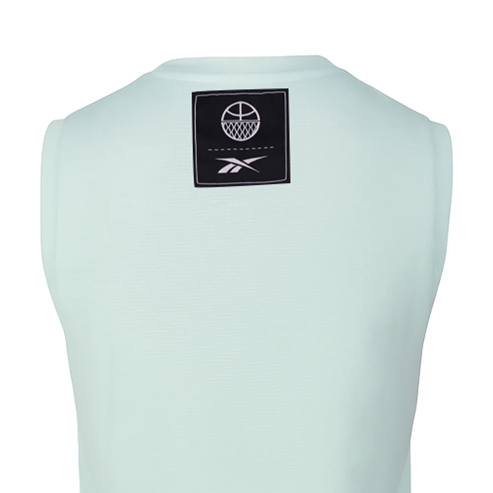 Reebok Id Basketball Mesh Women's Training Tank — цвет зеленый, размер L (американский размер)