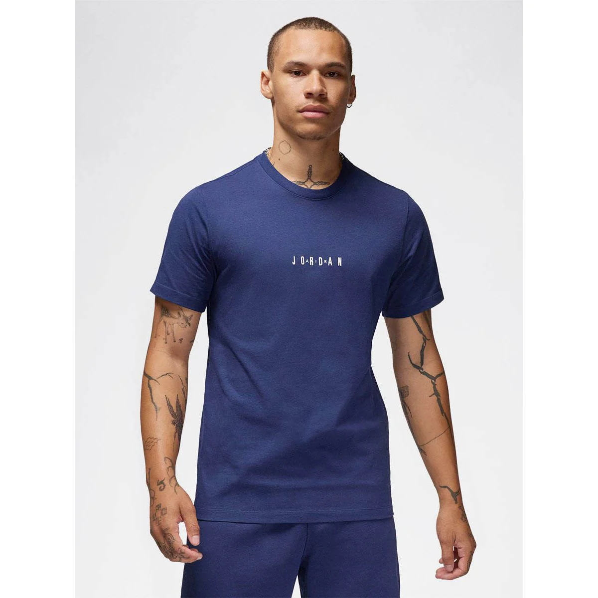 Мужская футболка Nike Jordan Air Basketball — цвет синий, размер 2XL (американский размер)