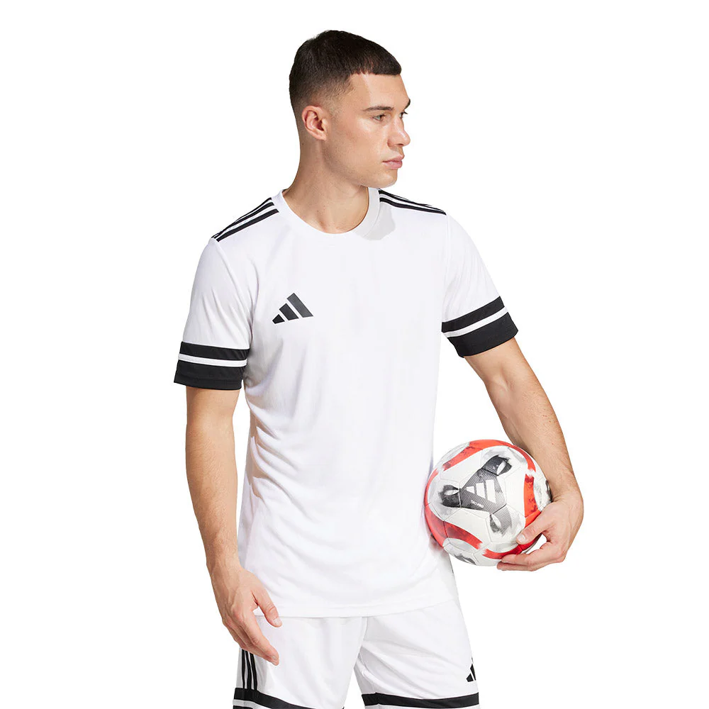 Мужская футбольная джерси Adidas Squadra 25 — цвет белый, размер 2XL (UK SIZE)