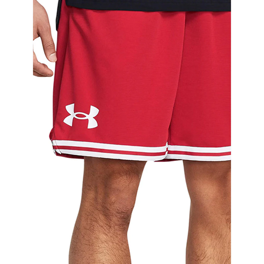 Мужские шорты Under Armour Perimeter Basketball — цвет красный, размер 2XL (американский размер)