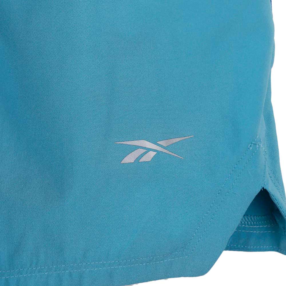 REEBOK Id Run 2 in 1 Men's Running Shorts - Blue - L (US SIZE)