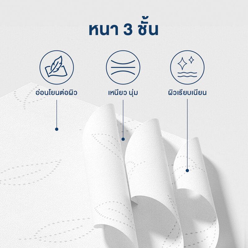 Бумажные салфетки Konvy Soft & Strong 100 листов [4 шт x 2 уп]