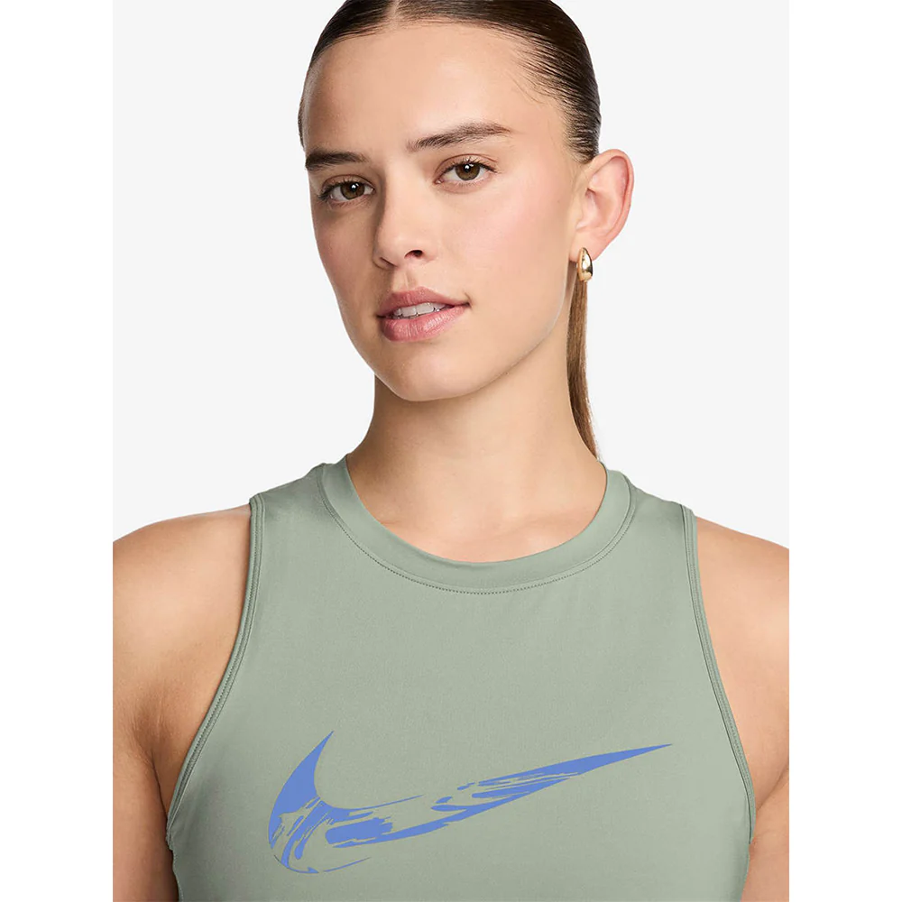 NIKE One Dri-FIT Graphic Women's Running Tank - Green - L (ASIAN SIZE)