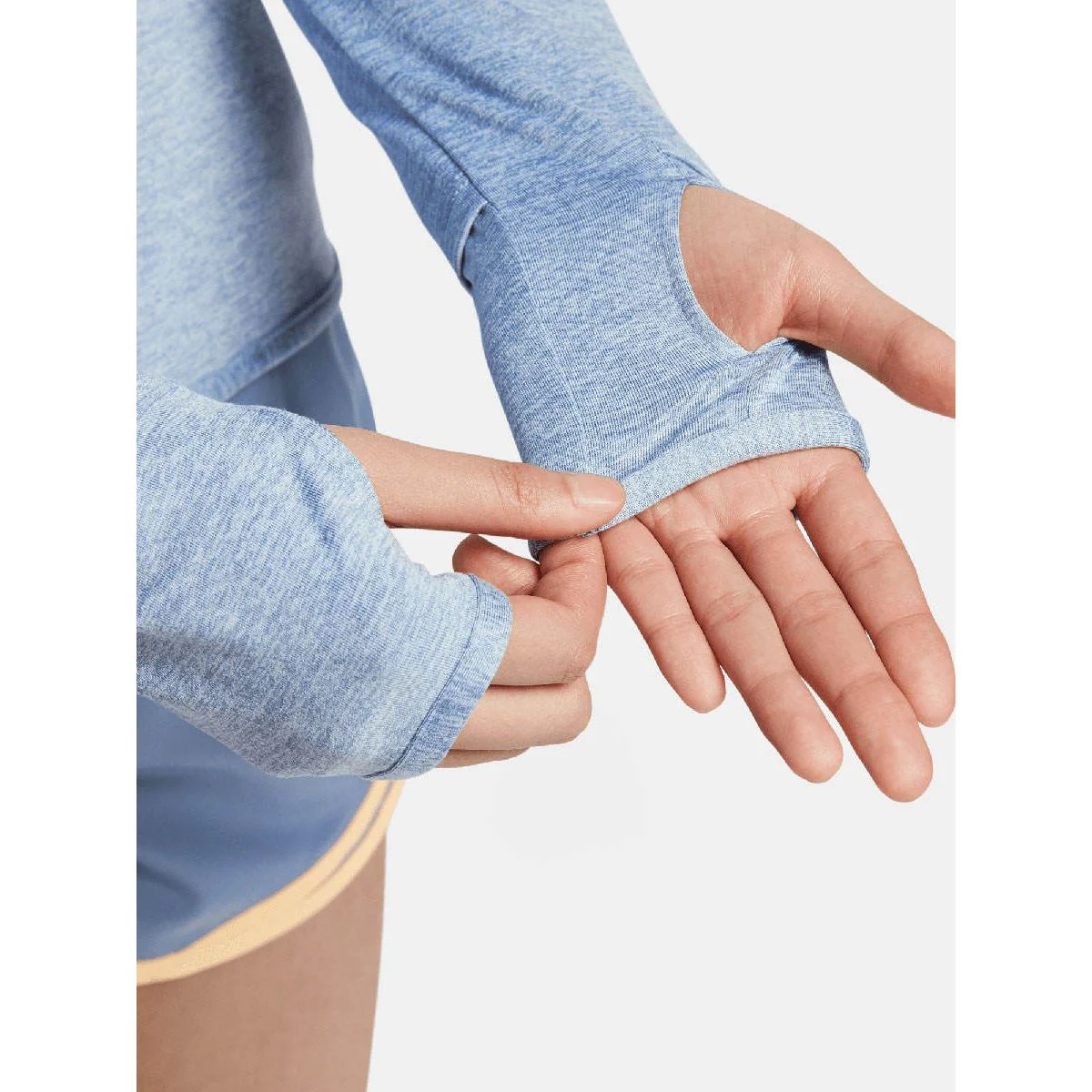 NIKE Dri-FIT Swift UV Women's Running T-Shirt - Blue - L (ASIAN SIZE)