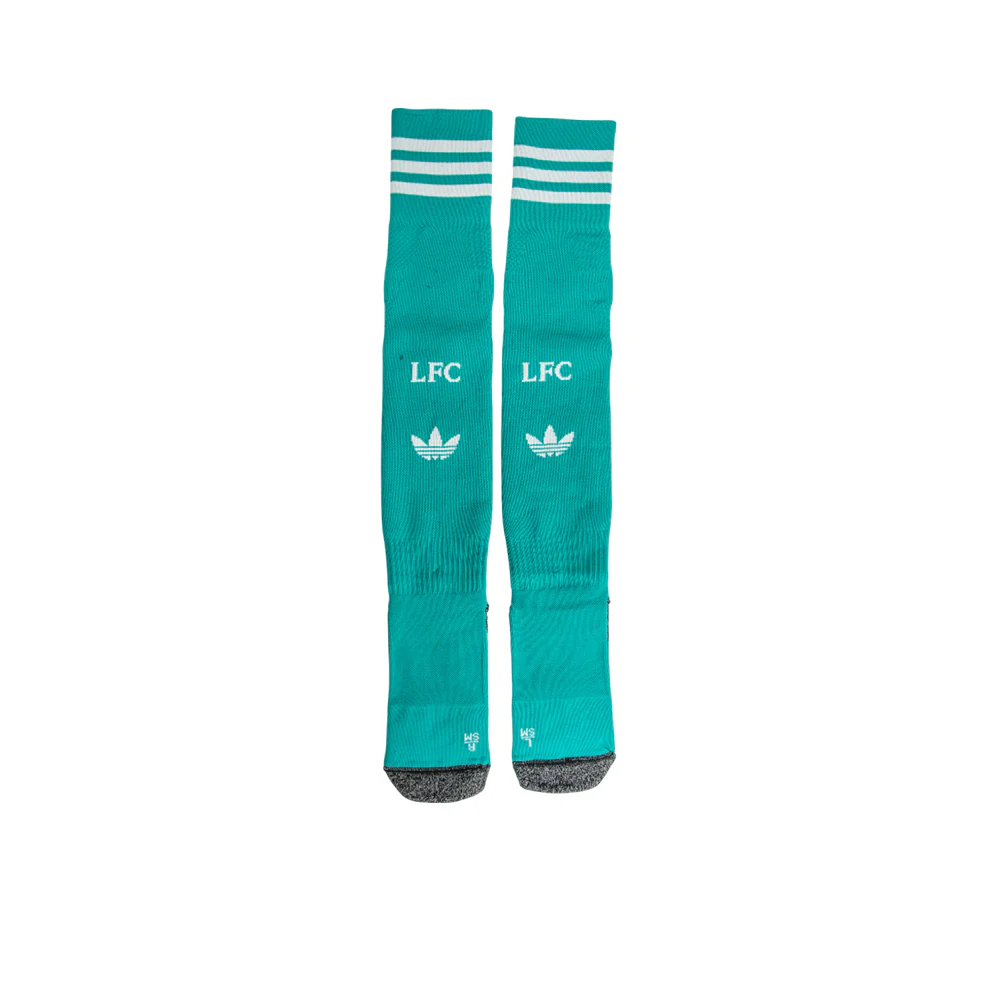 ADIDAS Men's Liverpool FC Third 2025/26 Football Socks - Green - L (UK SIZE)