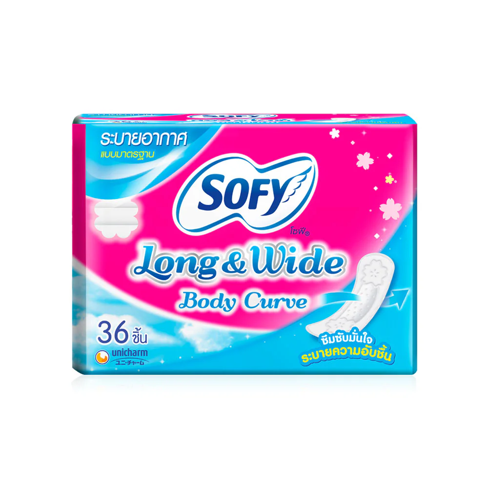 Sofy гигиенические прокладки Long & Wide Body Curve — 36pcs