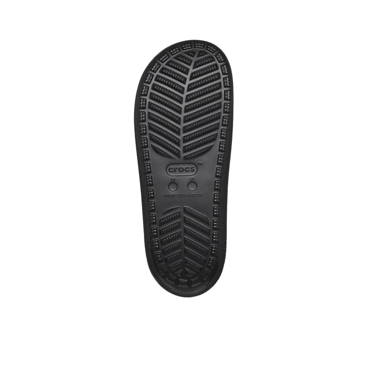 CROCS Classic Slide V2 Unisex Sandals - Black - US M10/W12