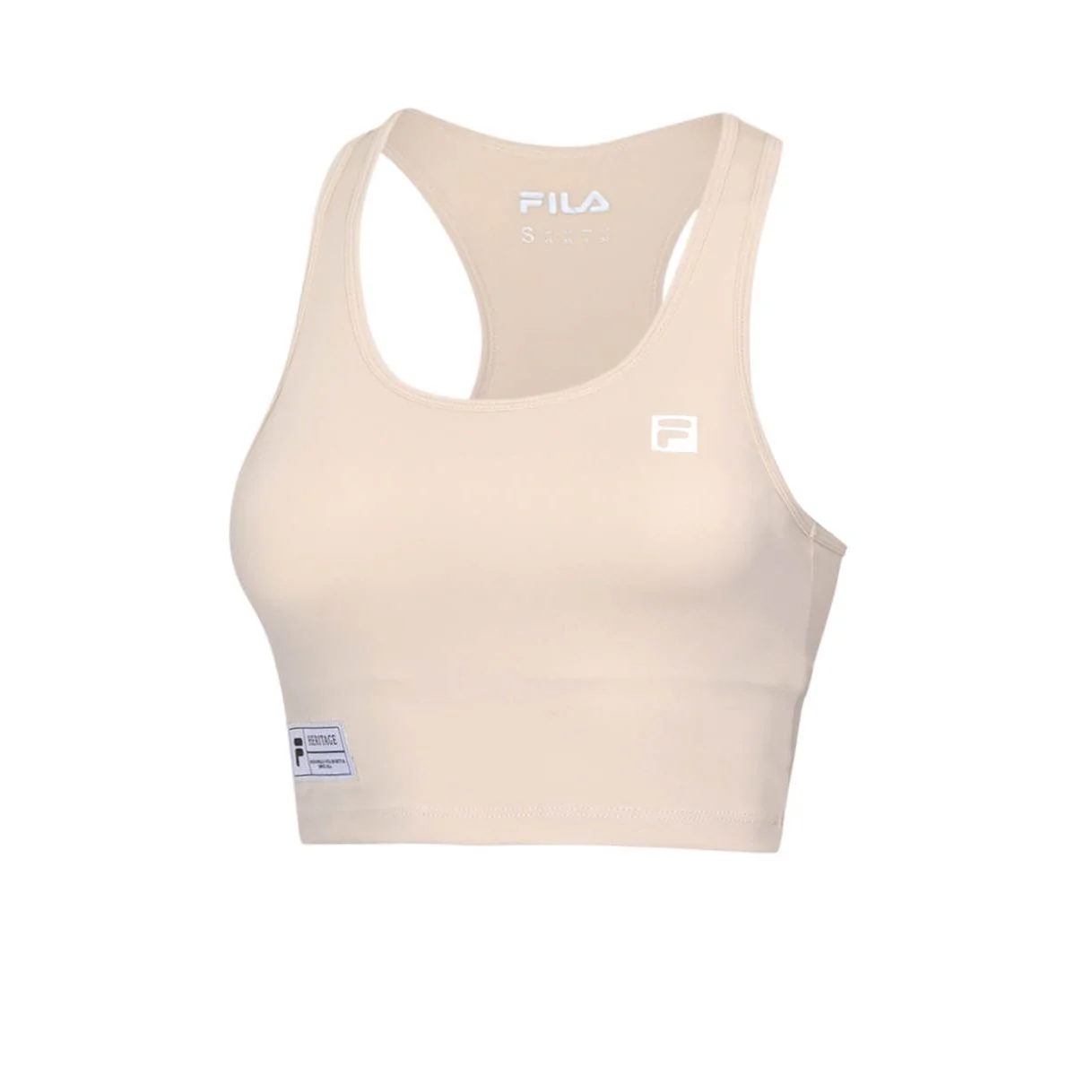 FILA Tennis SBD240815W Women's Sports Bra - Beige - 2XL (US SIZE)