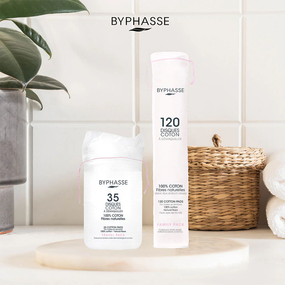 Byphasse Cotton Pads For Make-Up Removal 120 Pads — 120 Pads