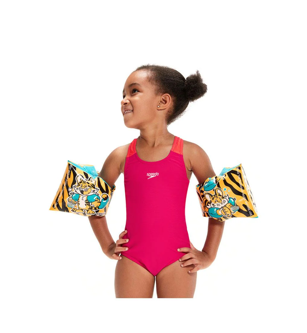SPEEDO 8-1173414659 Kids Swim Armbands - Orange - 2-6 YEARS