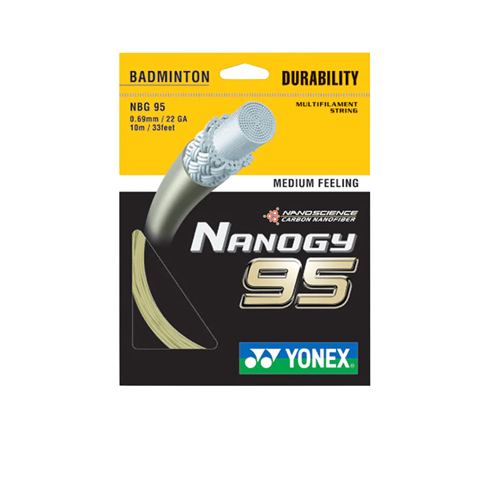 YONEX Nanogy 95 Badminton String - Multi Color - ONE SIZE