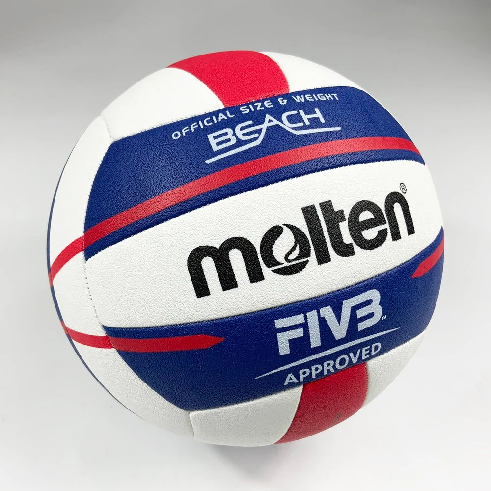 MOLTEN วอลเลย์บอลชายหาด V5B5000 ลูกวอลเลย์ หนัง PU รุ่นแข่งขันนานาชาติ - Multi color - Volleyball Size 5