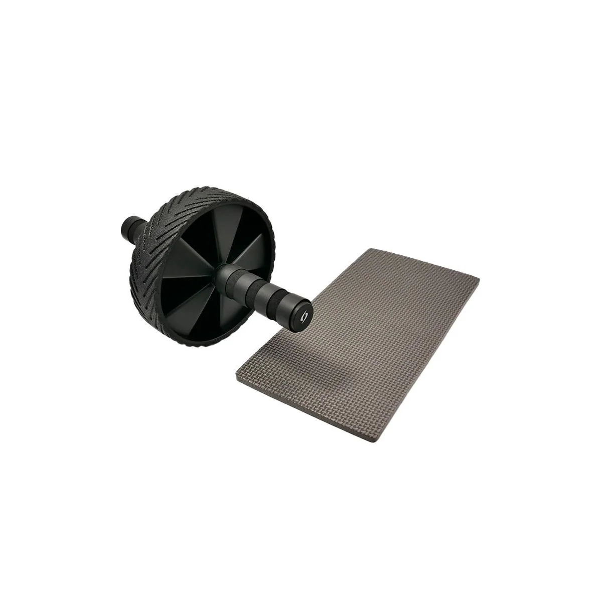 S SPORTS SSPQ224WHEEL1BK Ab Wheel - Black - ONE SIZE