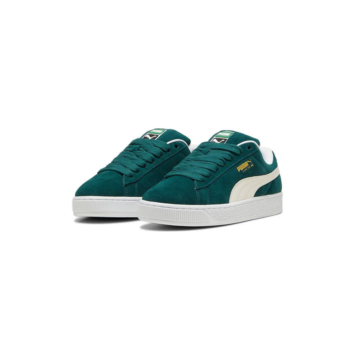 Повседневные кроссовки унисекс Puma Suede XL — цвет зеленый, размер UK 10