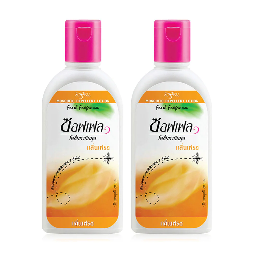 Soffell Lotion Fresh [60ml x 2pcs]