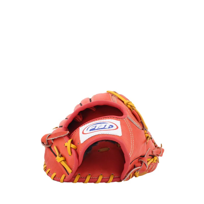 FBT Softball Gloves ถุงมือซอฟบอล Basket 12 นิ้ว หนังแท้ Orange 74427 - Orange - One size