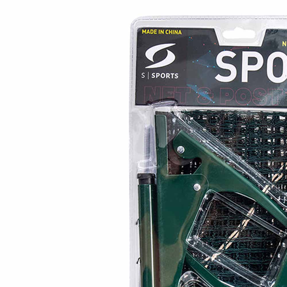 S SPORTS 04 Table Tennis Net And Post Set - Black - ONE SIZE