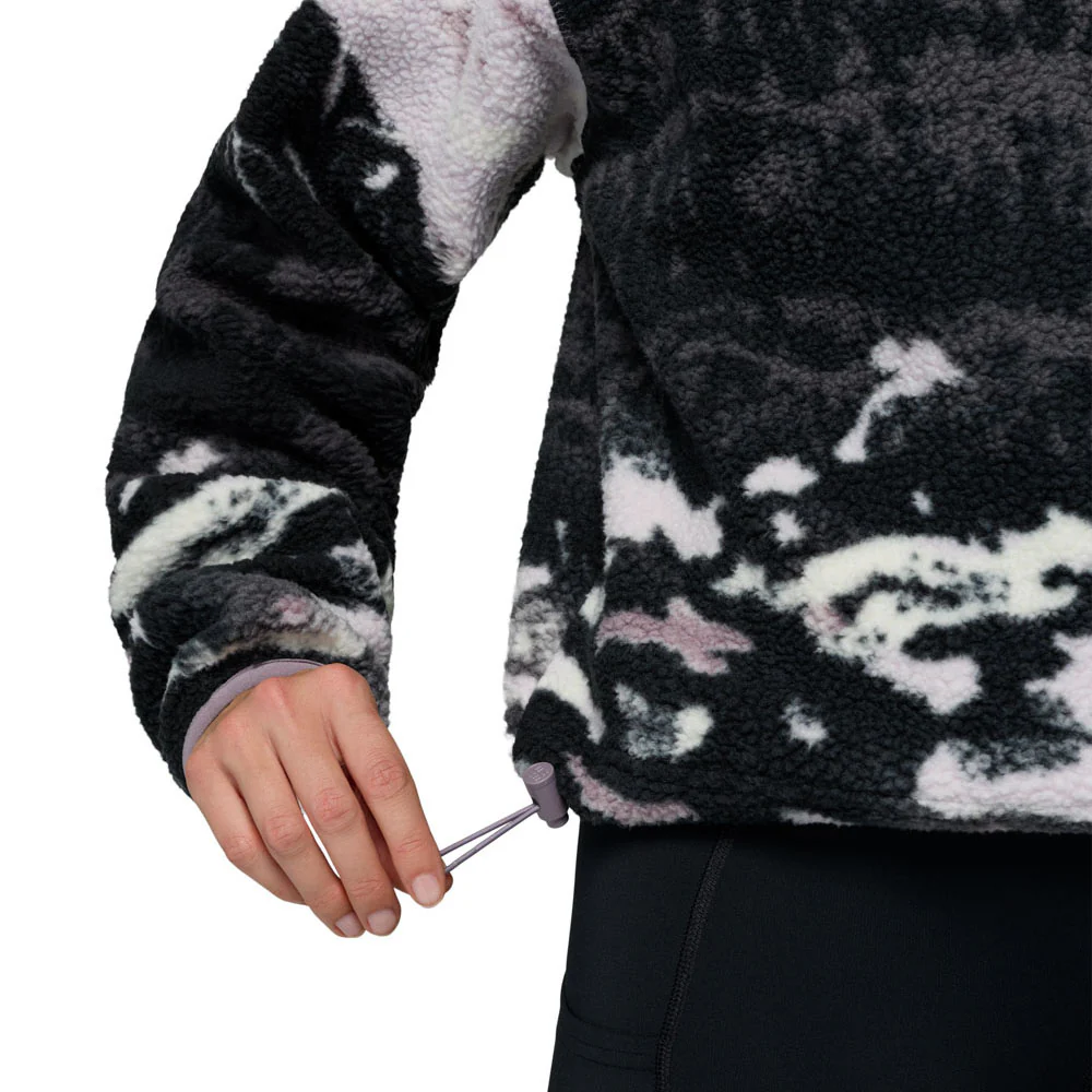 COLUMBIA Helvetia™ II Printed Cropped Half Snap Women's Sweatshirt - Black - 2XL (US SIZE)