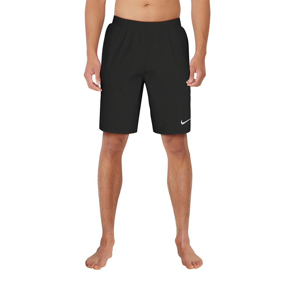 NIKE 9" Volley Men's Swim Shorts - Black - L (US SIZE)