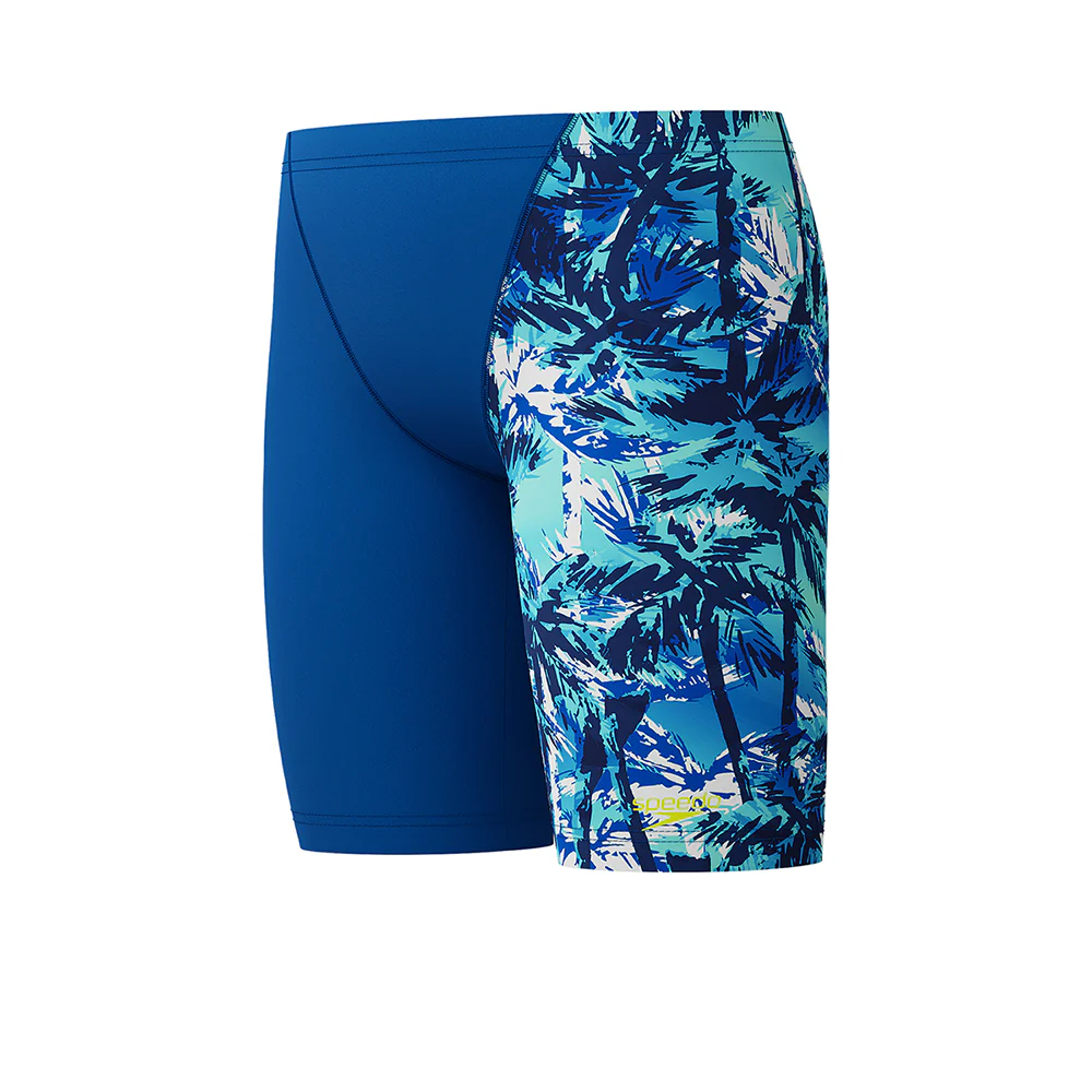 SPEEDO Digital Allover V-Cut Boys Swim Shorts - Blue - 11-12 YEARS